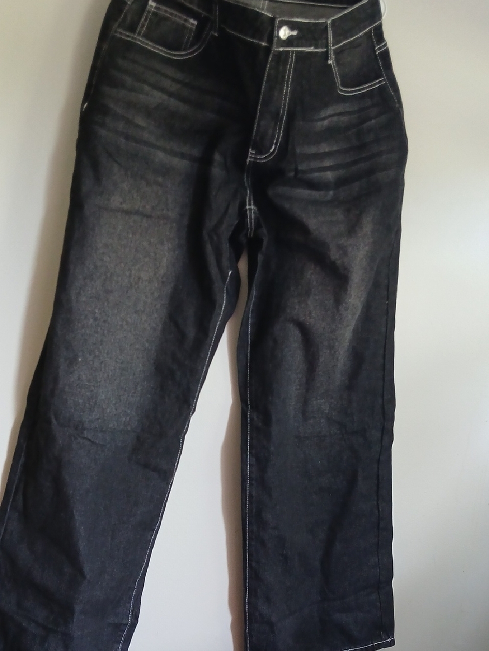 SHEIN Black Straight-Leg Women's Jeans